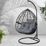 NNEDSZ Outdoor Hanging Swing Chair - Black