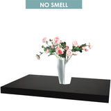 NNEDPE 3pcs Wall Floating Shelf Set Bookshelf Shop Display Black