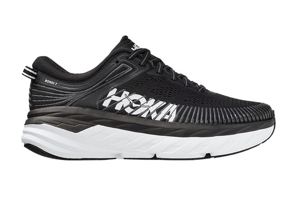 NNEKG One One Mens Bondi 7 Running Shoe (Black White Size 8.5 US)