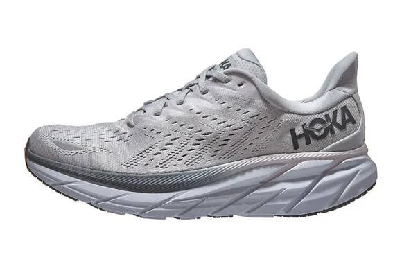 NNEKG One One Mens Clifton 8 Running Shoes (Lunar Rock Nimbus Cloud Size 10H US)