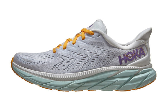 NNEKG One One Womens Clifton 8 Running Shoes (Blanc De Blanc White Size 10 US)