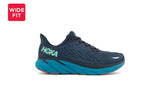 NNEKG One One Mens Clifton 8 Wide Running Shoe (Outer Space Vallarta Blue Size 8.5 US)