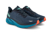 NNEKG One One Mens Clifton 8 Wide Running Shoe (Outer Space Vallarta Blue Size 9.5 US)