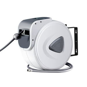 NNEDSZ Air Hose Reel 20m Retractable Rewind Swivel Wall Mount Compressor Garage