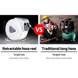 NNEDSZ Air Hose Reel 10m Retractable Rewind Swivel Wall Mount Compressor Garage