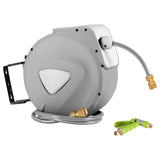 NNEDSZ Retractable Hose Reel Garden Water Brass Auto Rewind Spray Gun