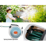 NNEDSZ Retractable Hose Reel 20M Garden Water Spray Gun Auto Rewind