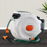 NNEDSZ Retractable Hose Reel 20M Garden Water Spray Gun Auto Rewind