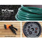 NNEDSZ Retractable Hose Reel 30M Garden Water Spray Gun Auto Rewind