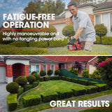 NNEMB 40V 63cm Cordless Electric Hedge Trimmer Kit-with Battery and Fast Charger