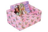 NNEKG Barbie Kids Flip Out Sofa