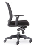 NNE HARTLEY TASK PROMESH MEDIUM BACK CHAIR BLACK