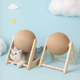 NNEOBA Cat Scratching Ball Toy Kitten Sisal Rope Ball Board Grinding Paws Toys Cats Scratcher Wear-resistant Pet Furniture supplies