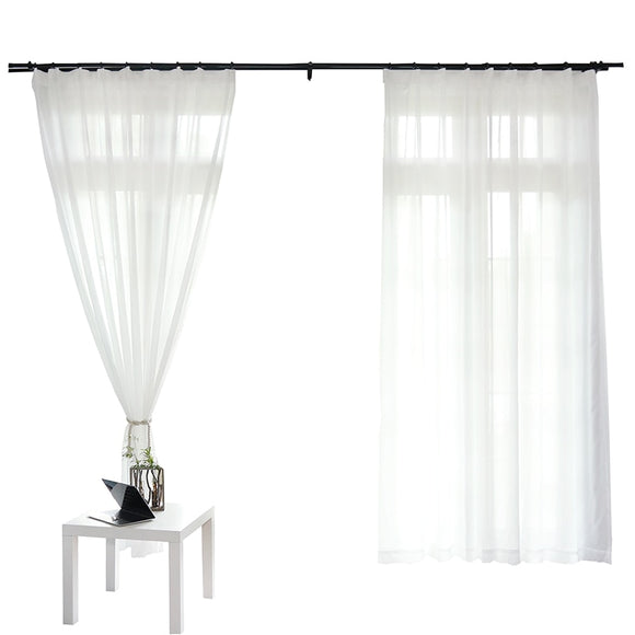 NNEOBA White Tulle Curtains