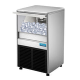 NNEMB IM-75L Commercial Ice Machine Maker-Automatic-45kg/24 hr-Undercounter-Stainless Steel