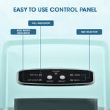 NNEMB 2L Portable Ice Cube Maker Machine Automatic with Control Panel-Green