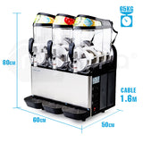 NNEMB 36L Machine Granita Commercial Slush Maker Slushy Juice