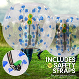 NNEDPE 1.2m Inflatable Bumper Ball Body Bubble Outdoor Transparent - Blue