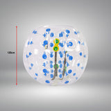 NNEDPE 1.2m Inflatable Bumper Ball Body Bubble Outdoor Transparent - Blue