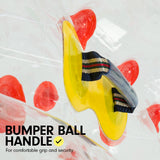 NNEDPE 1.2m Inflatable Bumper Ball Body Bubble Outdoor Transparent - Red