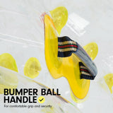 NNEDPE 1.2m Inflatable Bumper Ball Body Bubble Outdoor Transparent - Yellow