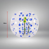 NNEDPE 1.5m Inflatable Bumper Ball Body Bubble Outdoor Transparent - Blue