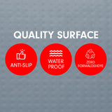 NNEDPE 5m x 1m Air Track Inflatable Gymnastics Tumbling Mat - Blue