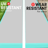 NNEDPE 5m x 1m Air Track Inflatable Gymnastics Tumbling Mat - Green