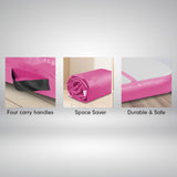 NNEDPE 5m x 1m Air Track Inflatable Gymnastics Tumbling Mat - Pink