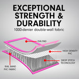 NNEDPE 5m x 1m Air Track Inflatable Gymnastics Tumbling Mat - Pink