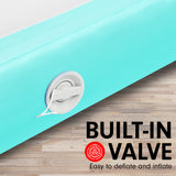 NNEDPE 6m x 1m Air Track Inflatable Gymnastics Tumbling Mat - Green