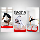 NNEDPE 1m  Air Track Block Tumbling Mat Gymnastics Exercise - Red