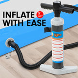 NNEDPE Manual Hand SUP Pump for Air Tracks Inflatable Mattresses Toys Mats
