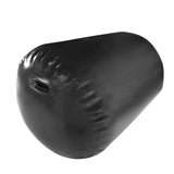 NNEDPE Inflatable Air Exercise Roller Gymnastics Gym Barrel 100 x 80cm Black