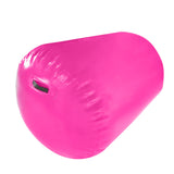 NNEDPE Inflatable Air Exercise Roller Gymnastics Gym Barrel 100 x 80cm - Pink