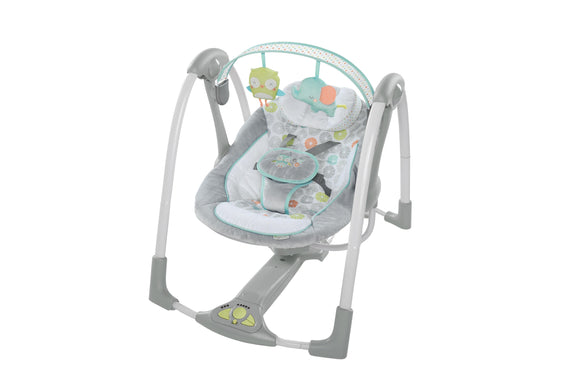 NNEKG Ingenuity Swing N Go Portable Swing Hugs & Hoots