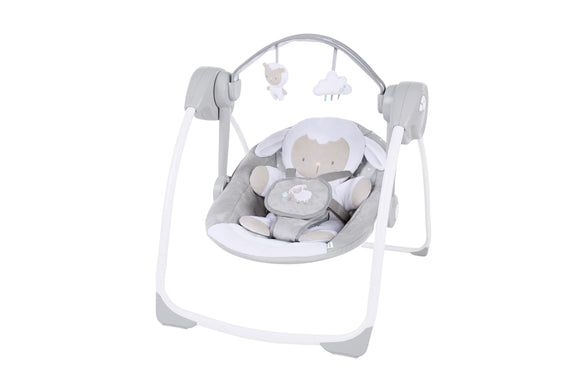 NNEKG Ingenuity Comfort 2 Go Portable Swing Cuddle Lamb