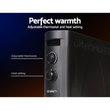 NNEDSZ 2200W Infrared Radiant Heater Portable Electric Convection Heating Panel