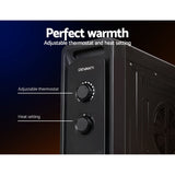 NNEDSZ 2200W Electric Infrared Radiant Convection Panel Heater Portable
