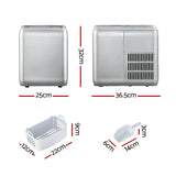 NNEDSZ 2.6L Ice Maker Machine Commercial Portable Ice Makers Cube Tray Countertop Bar