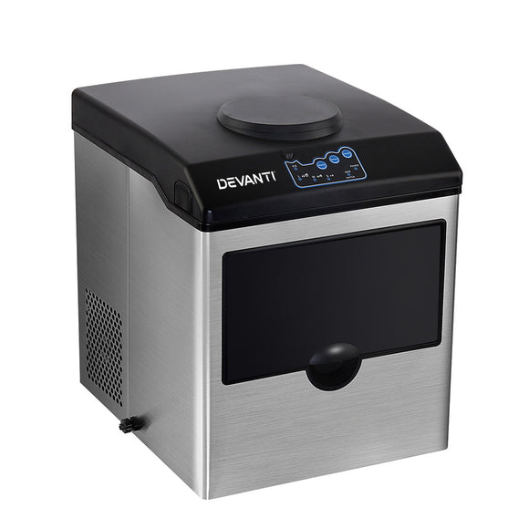 NNEDSZ 2 in 1 Portable Commercial Ice Cube Maker Machine Water Dispenser