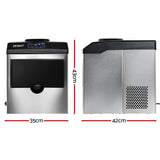 NNEDSZ 2 in 1 Portable Commercial Ice Cube Maker Machine Water Dispenser