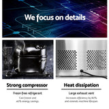 NNEDSZ 2 in 1 Portable Commercial Ice Cube Maker Machine Water Dispenser