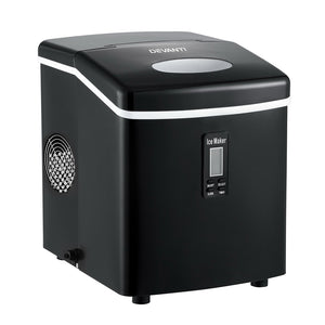 NNEDSZ 3.2L Portable Ice Cube Maker Machine Benchtop Counter Black