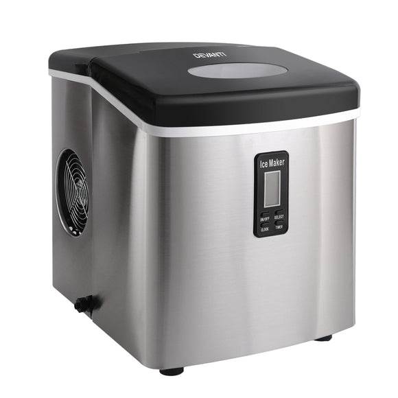 NNEDSZ 3.2L Stainless Steel Portable Ice Cube Maker