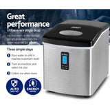 NNEDSZ 3.2L Stainless Steel Portable Ice Cube Maker