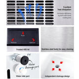 NNEDSZ Stainless Steel Commercial Ice Cube Maker