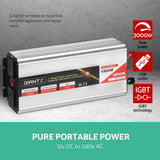 NNEDSZ 1500W Puresine Wave DC-AC Power Inverter