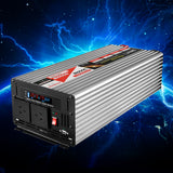 NNEDSZ Power Inverter 3000W or 6000W Pure Sine Wave 12V-240V Camping Boat Caravan