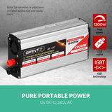 NNEDSZ 600W Puresine Wave DC-AC Power Inverter
